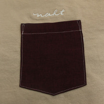 Burgundy Pocket T-Shirt