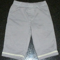 Brown Pants with Yellow Stitching-Carters Size 3 Months