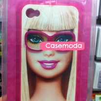 New Cute Chic Fashion Doll With 3D Pink Glasses iPhone Case, 