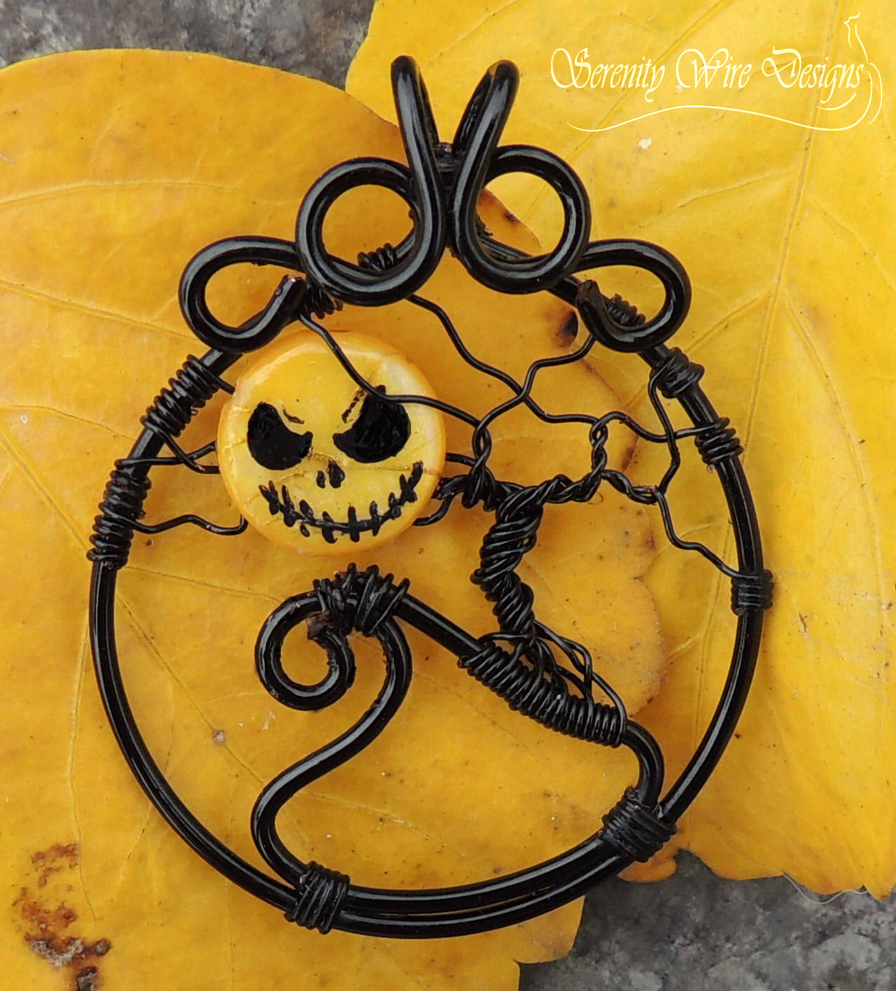 Nightmare Before Christmas Jack Skellington Tree of Life Pendant