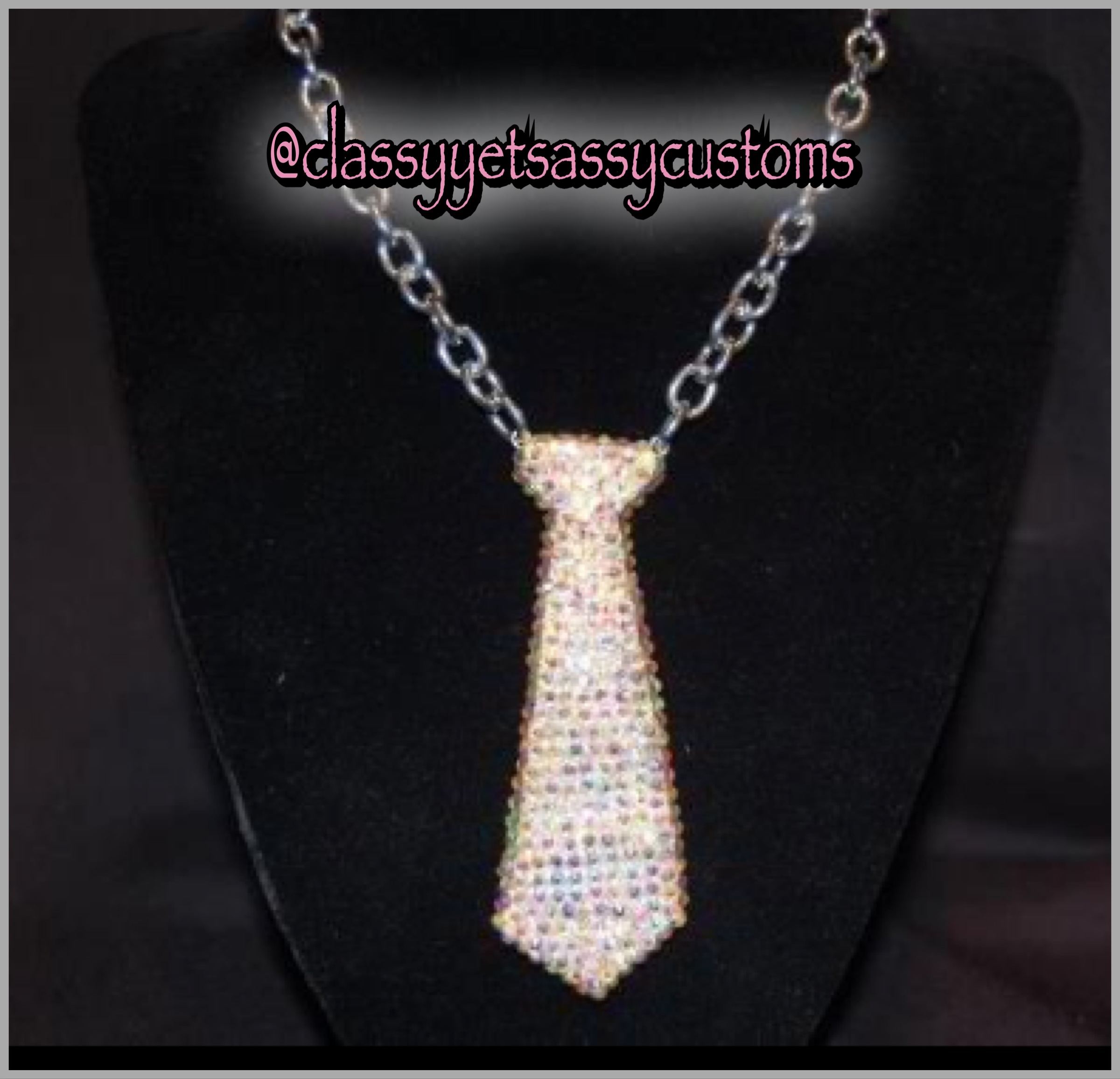 Neck tie Necklace on Storenvy