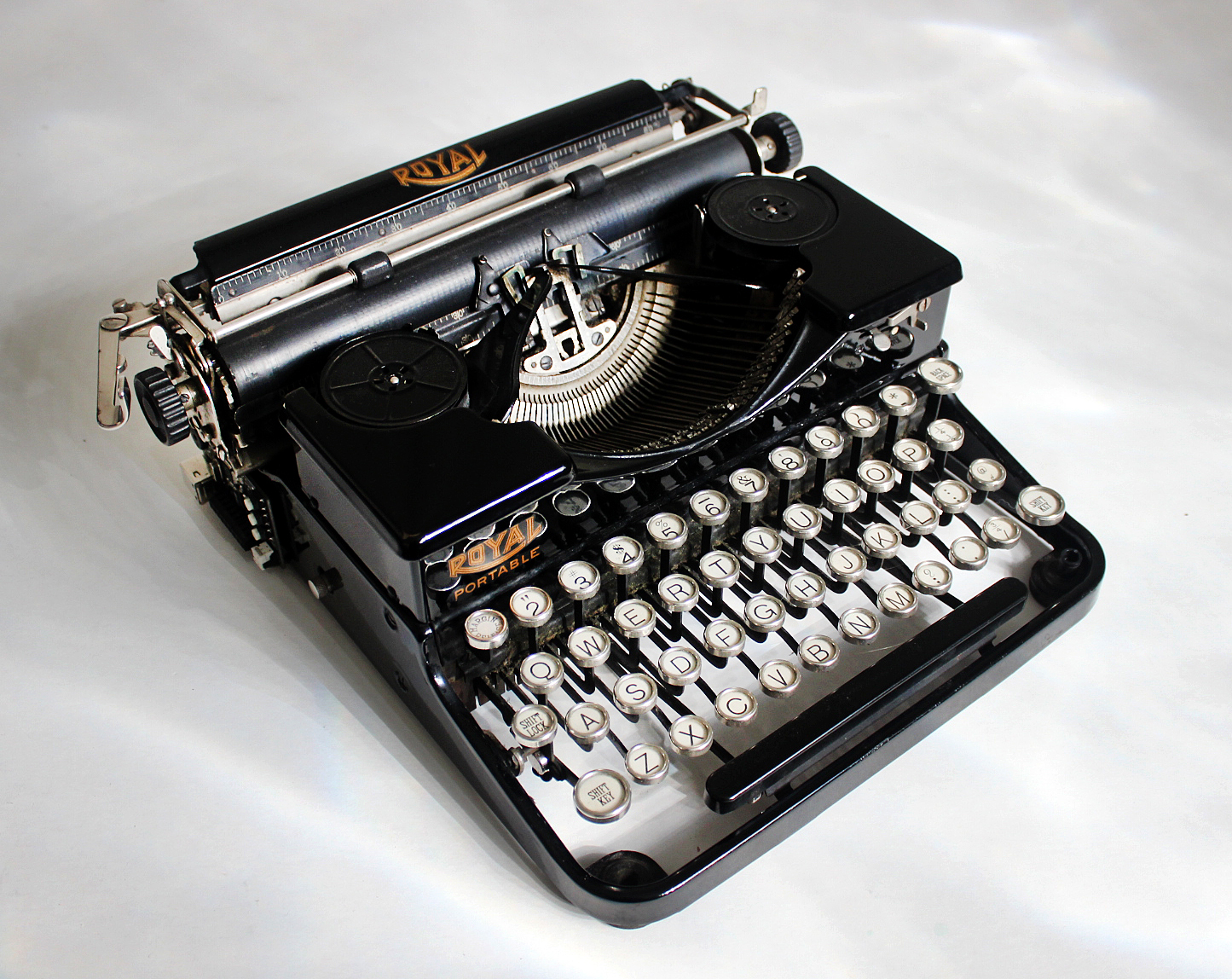 traditional typewriter keyboard