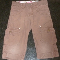 Brown Capris-The Children's Place Size 8