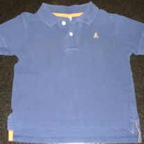 Navy Short Sleeve Polo Style Shirt-Baby Gap Size 3T