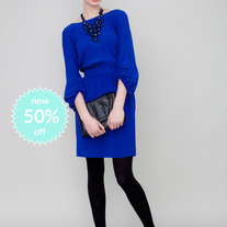 Emilee Dress-Cobalt Blue