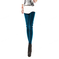 Colored Velvet Leggings