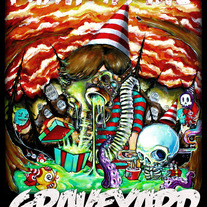 "Party In The Graveyard" 18x24 Print