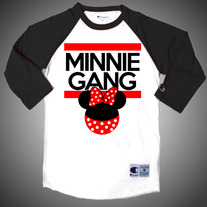 Minnie Gang Baseball Tee