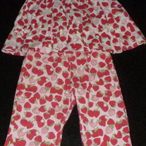 Strawberry Pants and Matching Sleeveless Top-Gymboree Size 12-18 Months