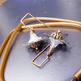 Xenon Necklace and Earring Set - Blue - Thumbnail 2