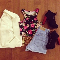 Floral Crop Top