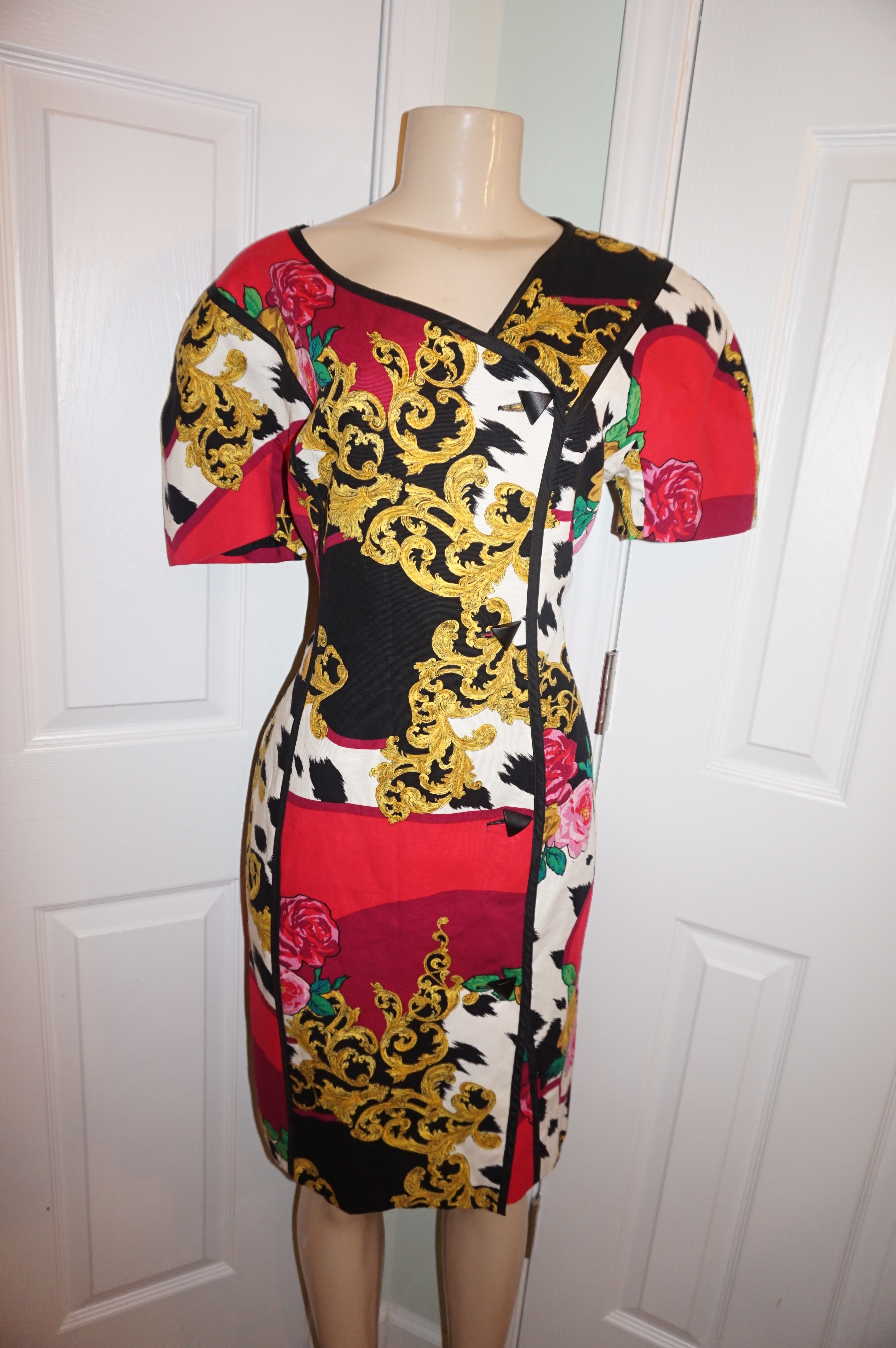 versace looking dress