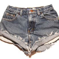 Denim high waist shorts