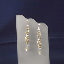 Gold Steampunk Earrings