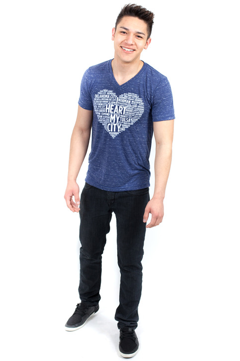 I Heart My City (Oklahoma Edition) - Men's V-Neck