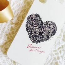 New Chic Lace Heart iPhone Hard Case Cover