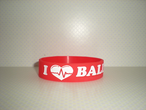 I <3 Balls Bracelet (Red)