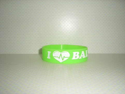 I <3 balls Bracelet (Green)