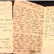 Handwritten Lyric Book - The Undertow