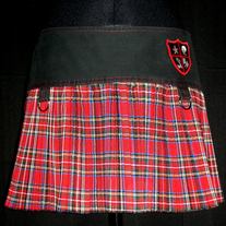 Accordian Style Plaid Schoolgirl Skirt, Size 3 (Tripp NYC)