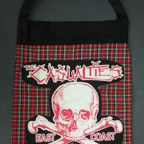 Casualties Red Plaid Tote ONE OF A KIND