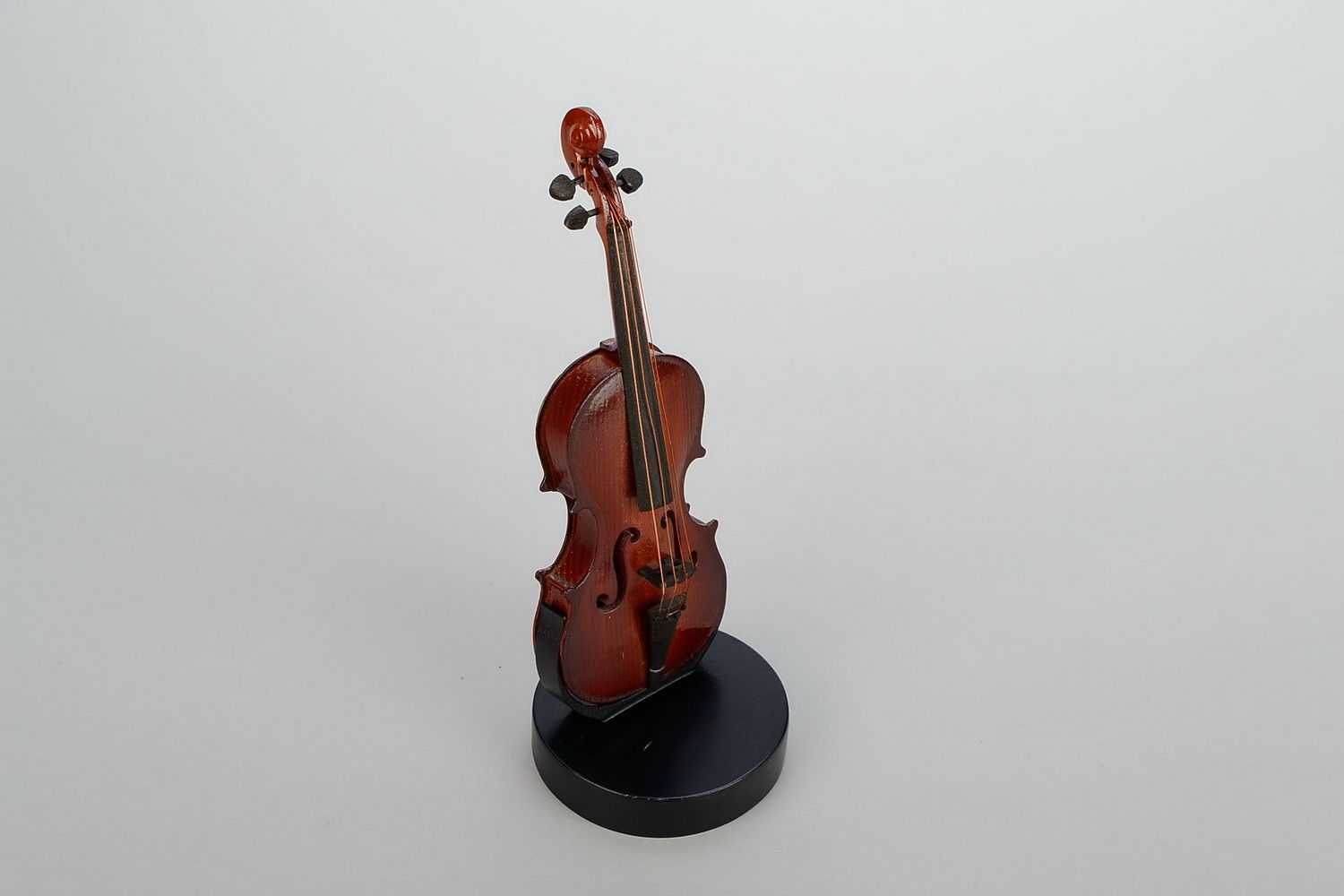 Decorative handmade wooden decor accessory violin figurine on Storenvy