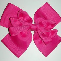 Vintage 1990s Oversized Hot Pink Bow
