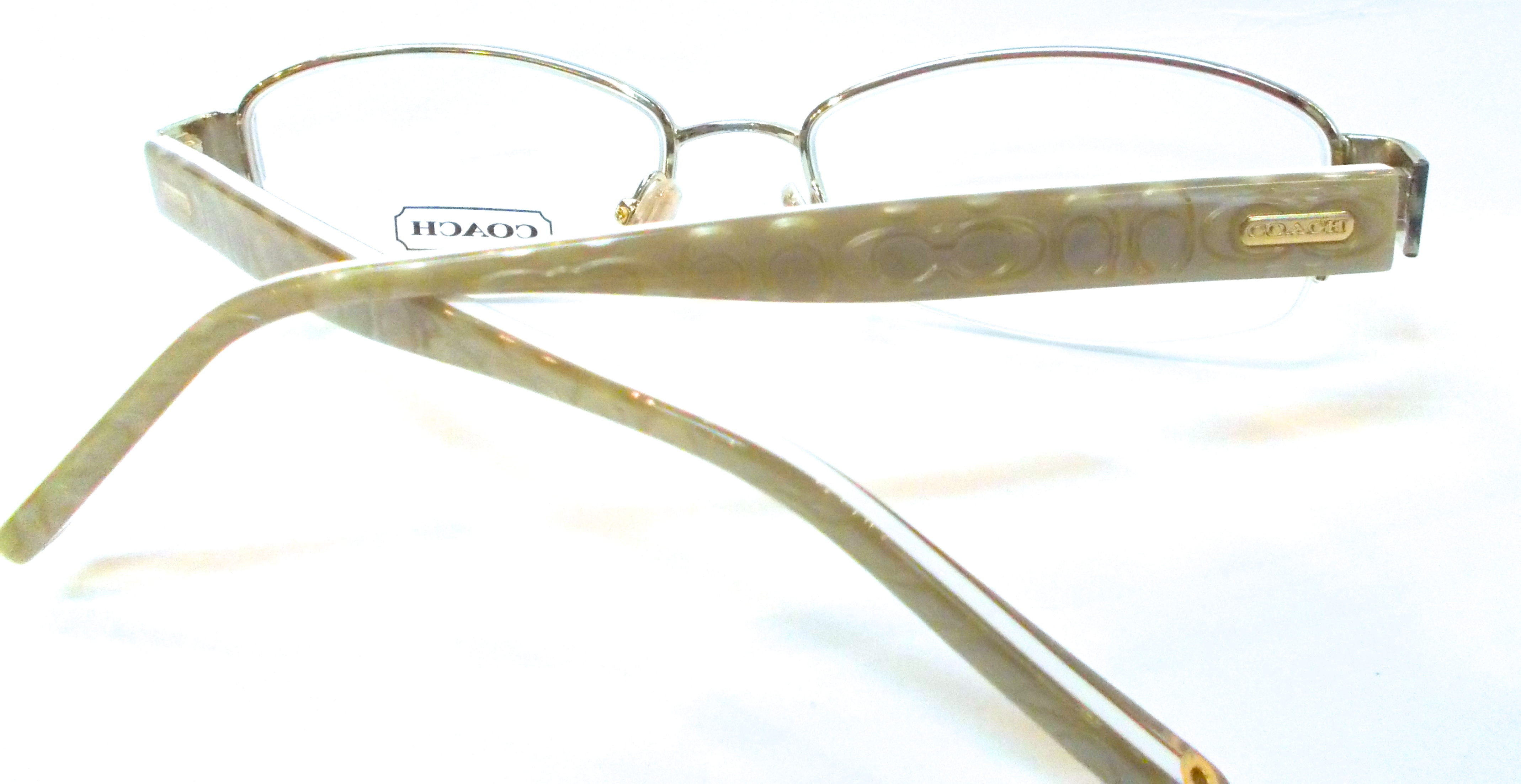 H&S Optical Coach Eyewear Suzanna (246) Golden Metal ...