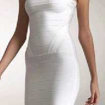 "Mary White" Bandage Dress