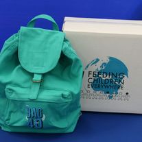 "This Bag Fed 40"- Canvas Backpack