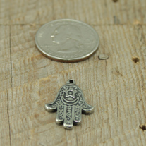 Hamsa Pewter Charm