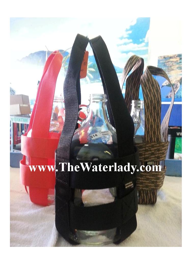 5 & 6 Gallon Glass Water Bottle Strap Carriers for CARBOY BREW hauling excellent for