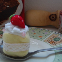 Kawaii Cheesecake Cellphone Plush