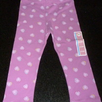 Purple Heart Leggings-NEW-Circo Size 24 Month