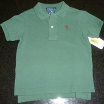 Green Polo Shirt-NEW-Polo Ralph Lauren Size 18 Months