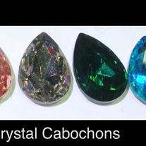 TearDrop czech crystal (faceted) 20mm x 30mm