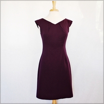 Purple Sheath Dress
