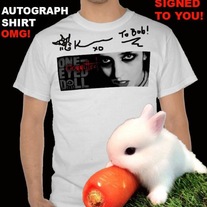 AUTOGRAPH SHIRT! Signed to you by Kimberly