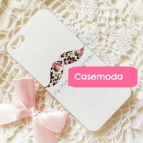 New Chic Floral Mustache iPhone 5 Hard Case Cover