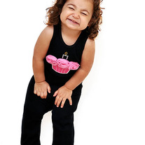 One Posh Kid Black Tank Cupcake Set