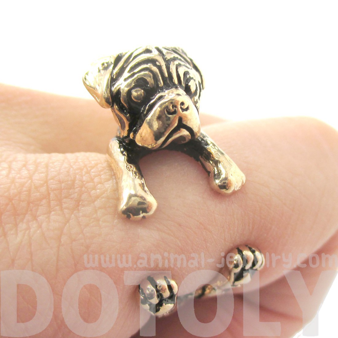 pug wrap ring 3d pug puppy animal wrap ring in shiny gold sizes 4 to 8 5 183 dotoly animal pug wrap ring 3d pug puppy animal wrap ring in shiny gold sizes 4 to 8 5 183 dotoly animal