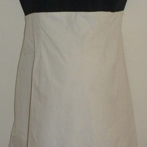 Light Tan/Black Sleeveless Dress-Motherhood Maternity Size Medium  GS513