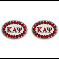 Kappa Alpha Psi Crystal Cufflinks