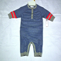 DKNY Lay Phantom 1 Piece Cement Gray Sweater Romper