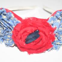 "America" Shabby Sass Trio headband