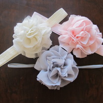 Sweet and Chic Chiffon headbands