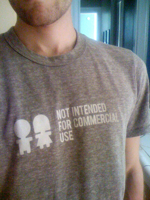 Not Intended for Commercial Use T-shirt