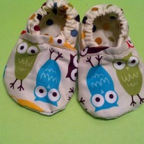 Owl Crib Shoes-Boy