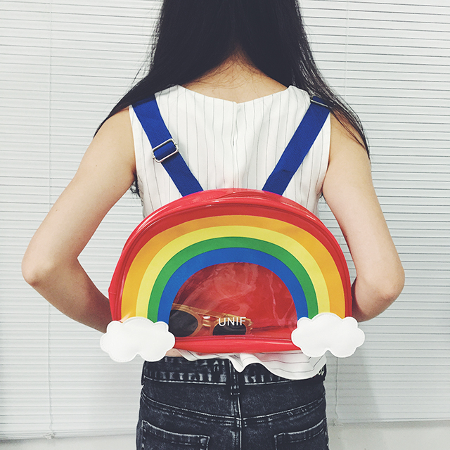 rainbow small backpack
