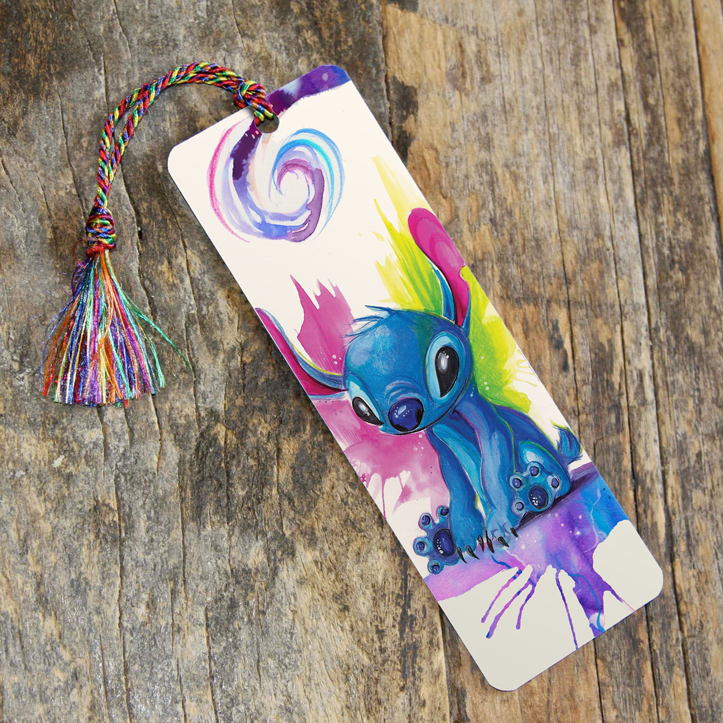 BookmarkStitch from Katy Bookmarks handmade, Watercolor